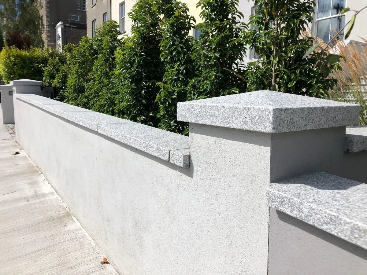 Silver granite wall capping 330mm - Image 1