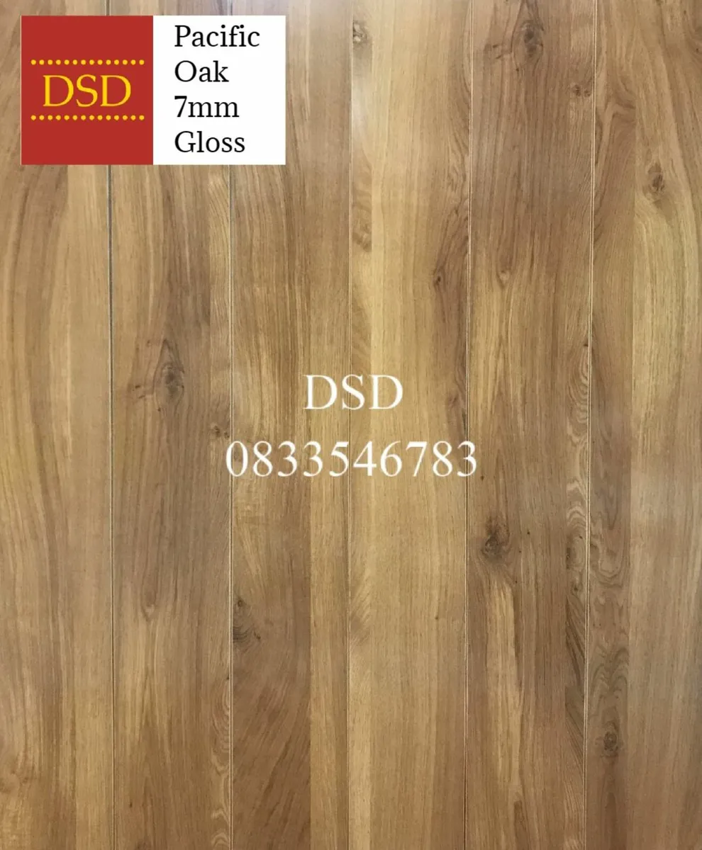 7mm Oak Gloss Flooring - Nationwide Delivery