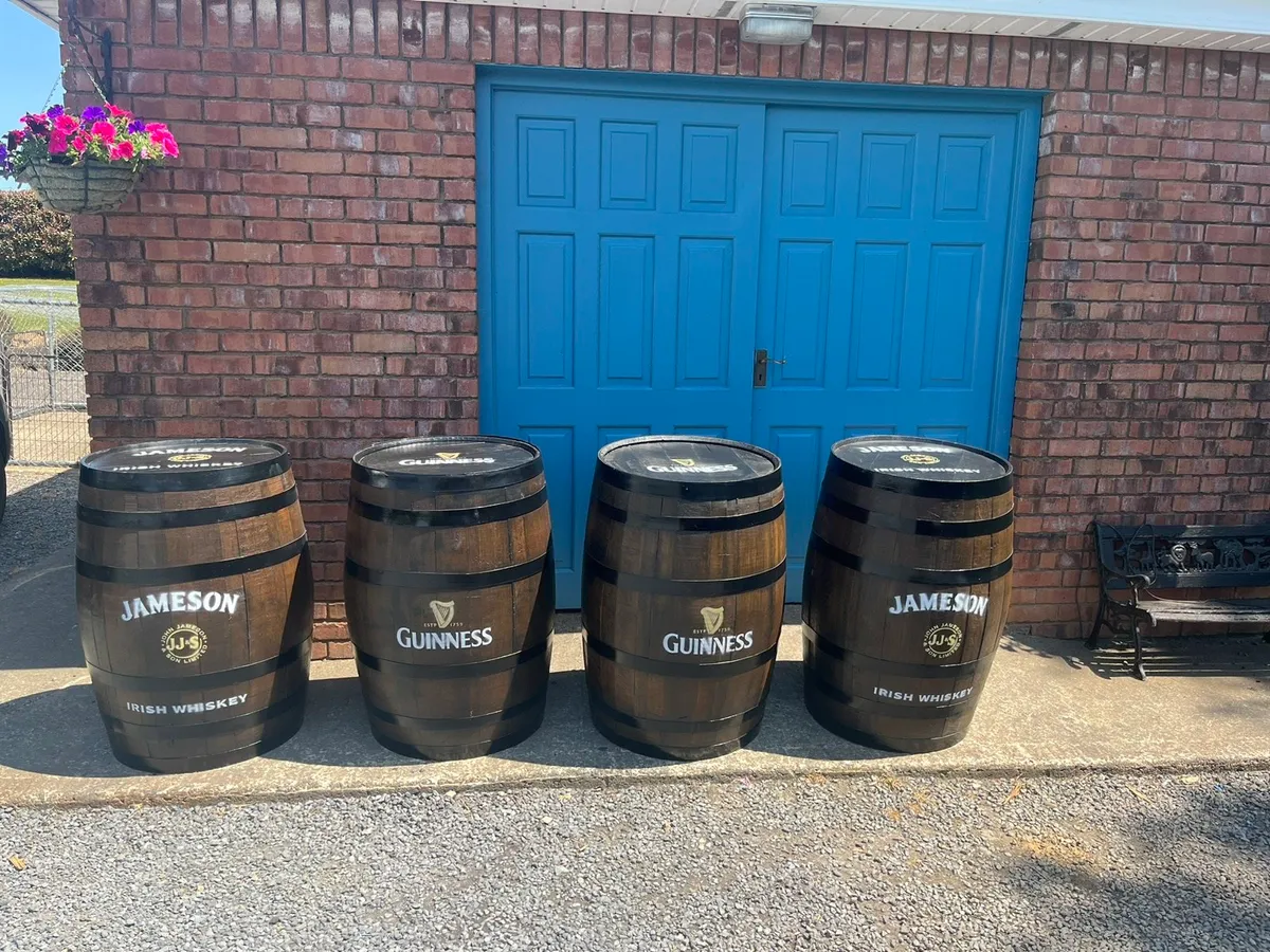 whiskey barrels - Image 1