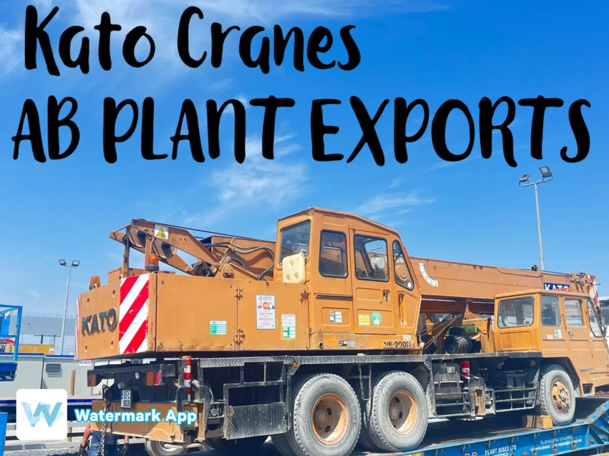 Crane exports and sales