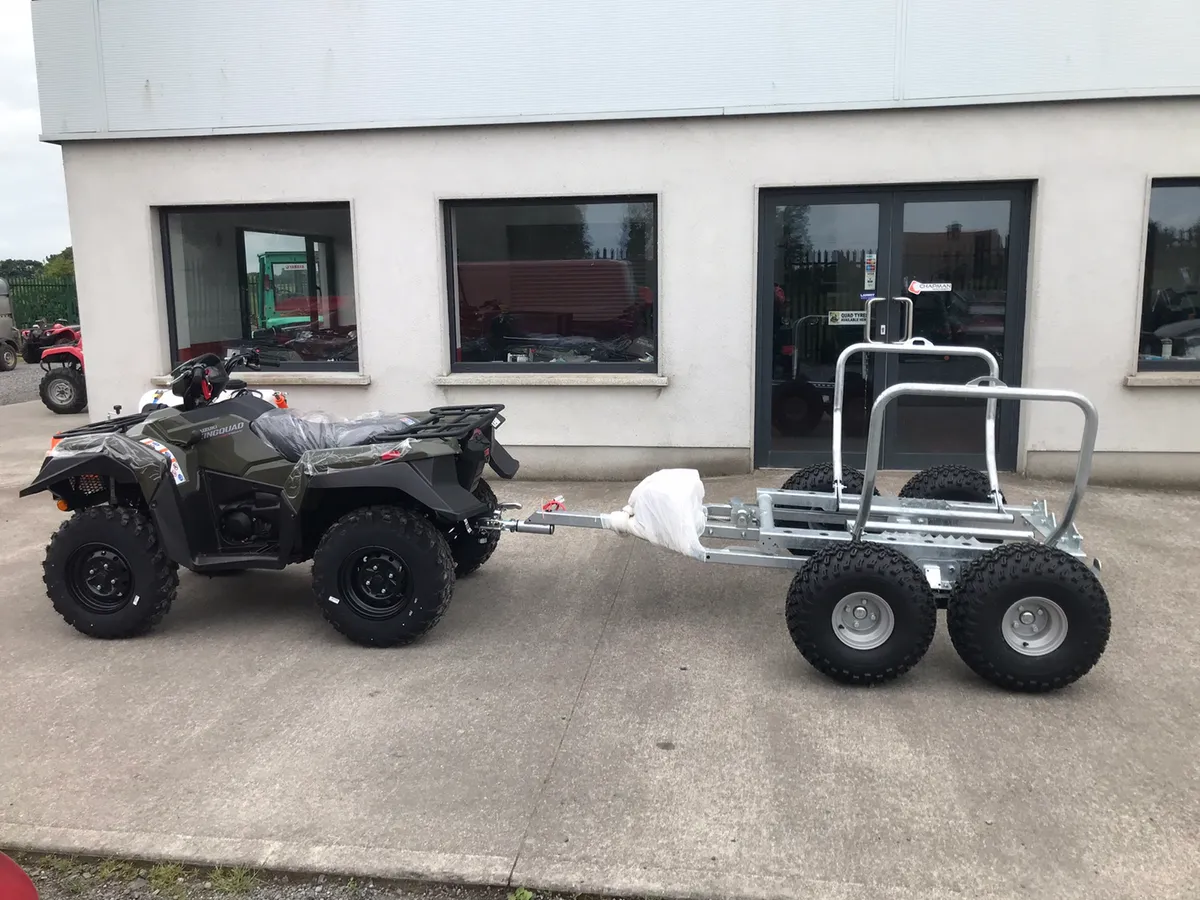 Suzuki KingQuad 750 + Bale Trailer €72 Per Week - Image 1