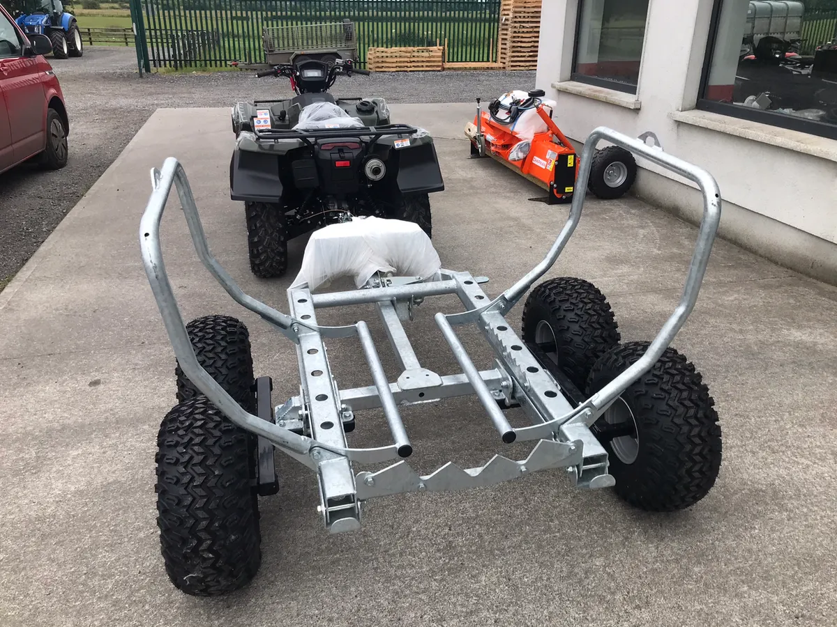 Suzuki KingQuad 750 + Bale Trailer €72 Per Week - Image 3