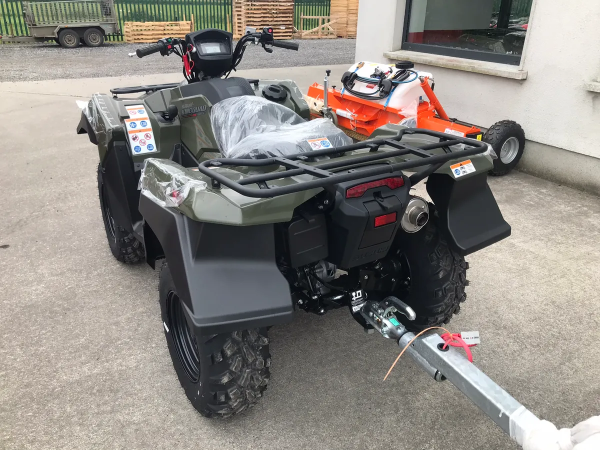 Suzuki KingQuad 750 + Bale Trailer €72 Per Week - Image 4