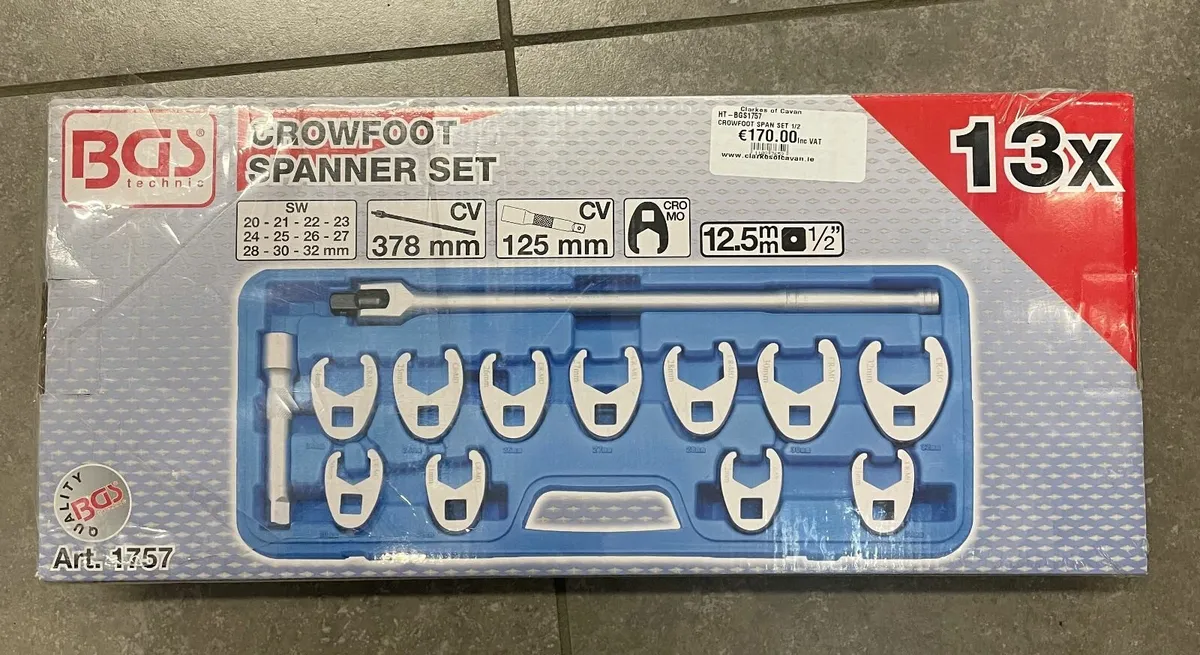 BGS Crowfoot Span Set 1/2