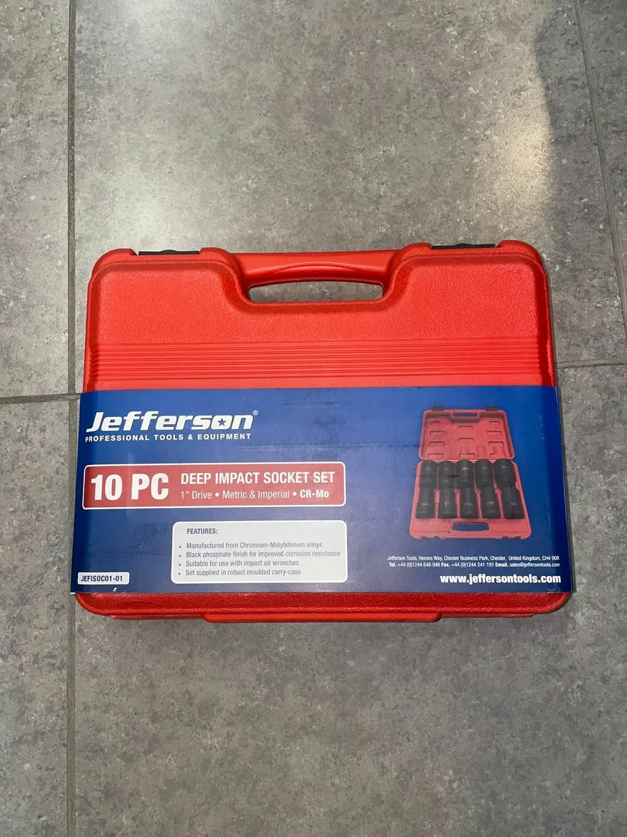 Jefferson Socket Set 10pc 1DR - Image 2