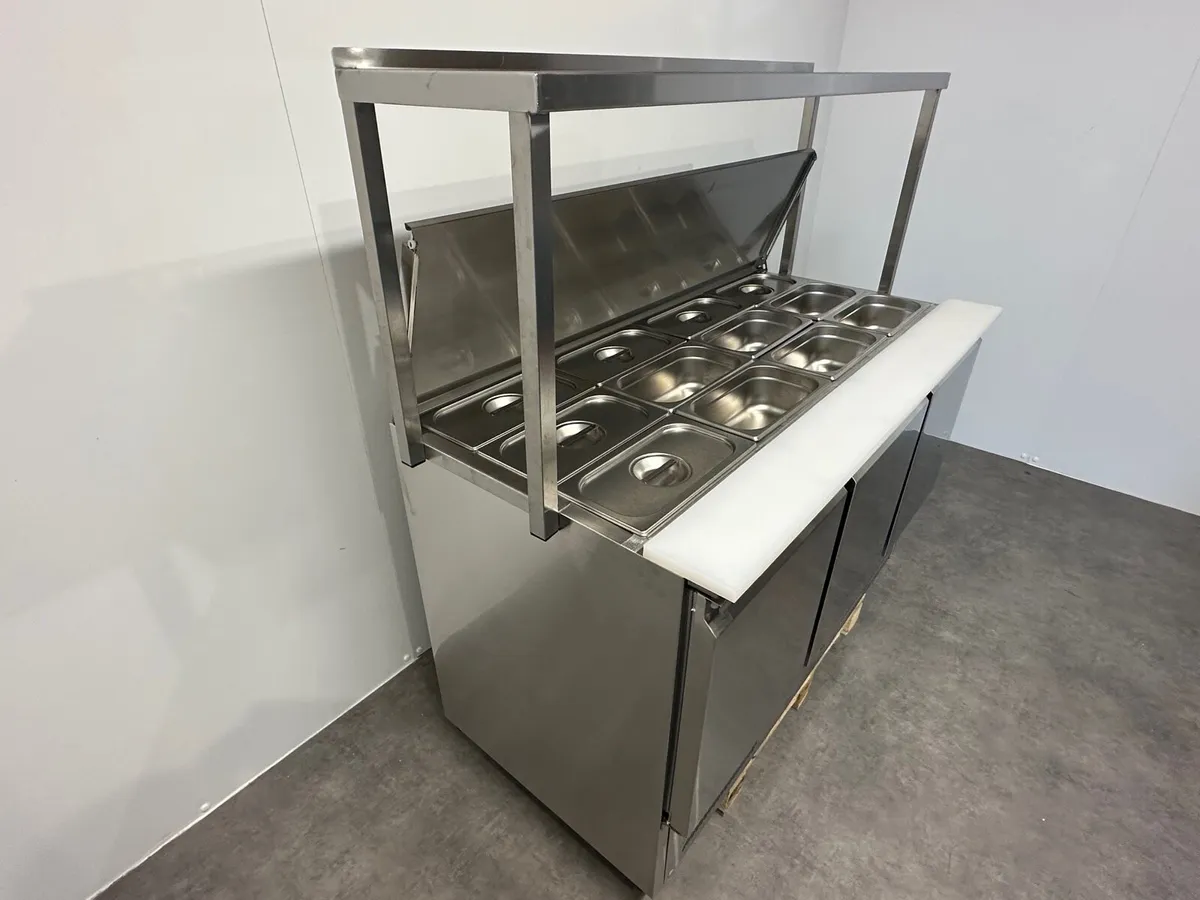 3 Door Saladette Fridge - Image 2