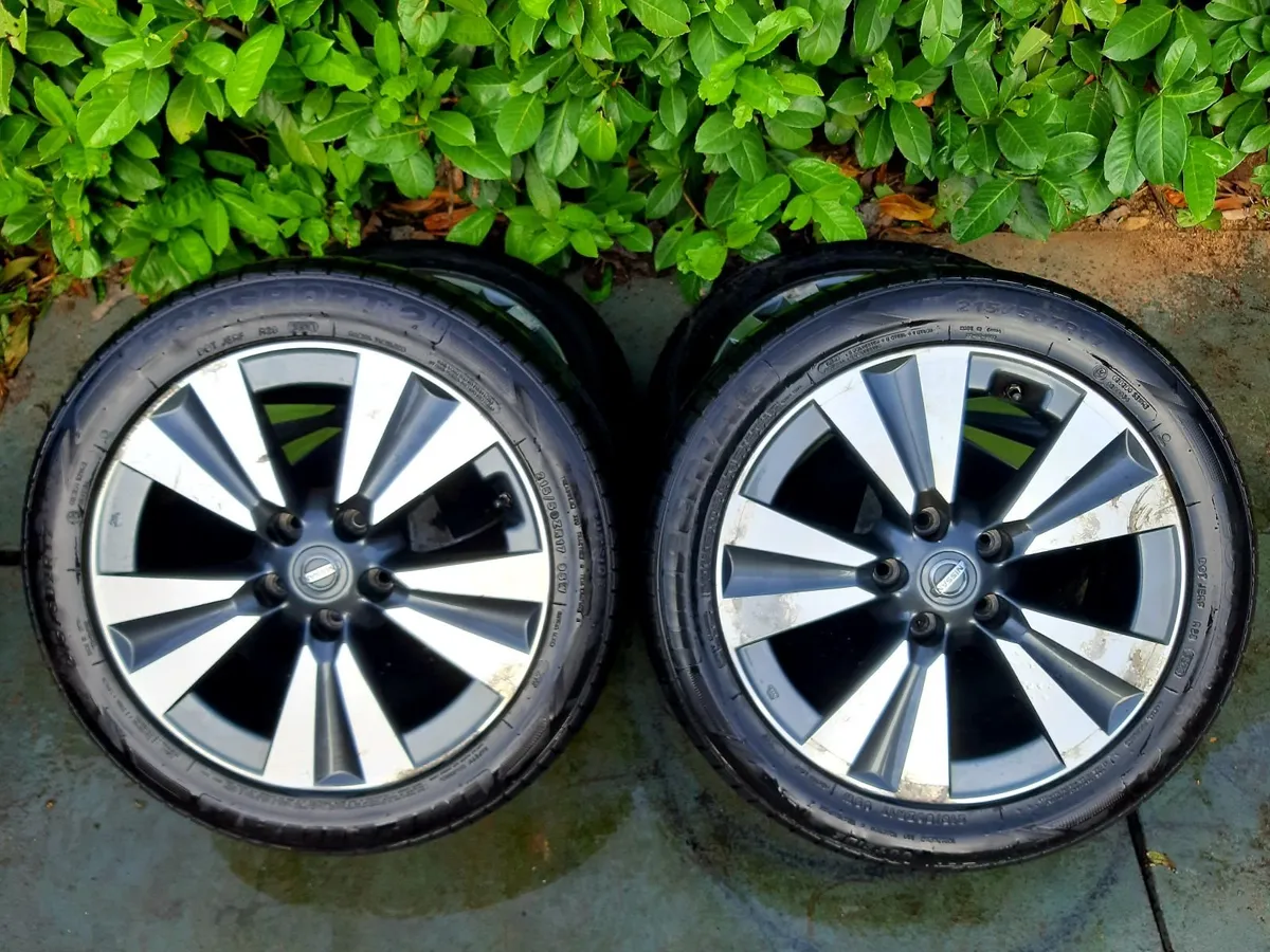 OEM Nissan alloys 17inch 5x114.3 - Image 2