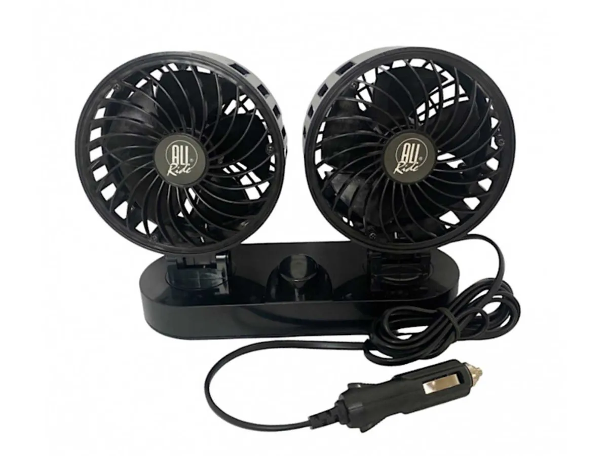 12V Double Cab/Car Fan.. - Image 1