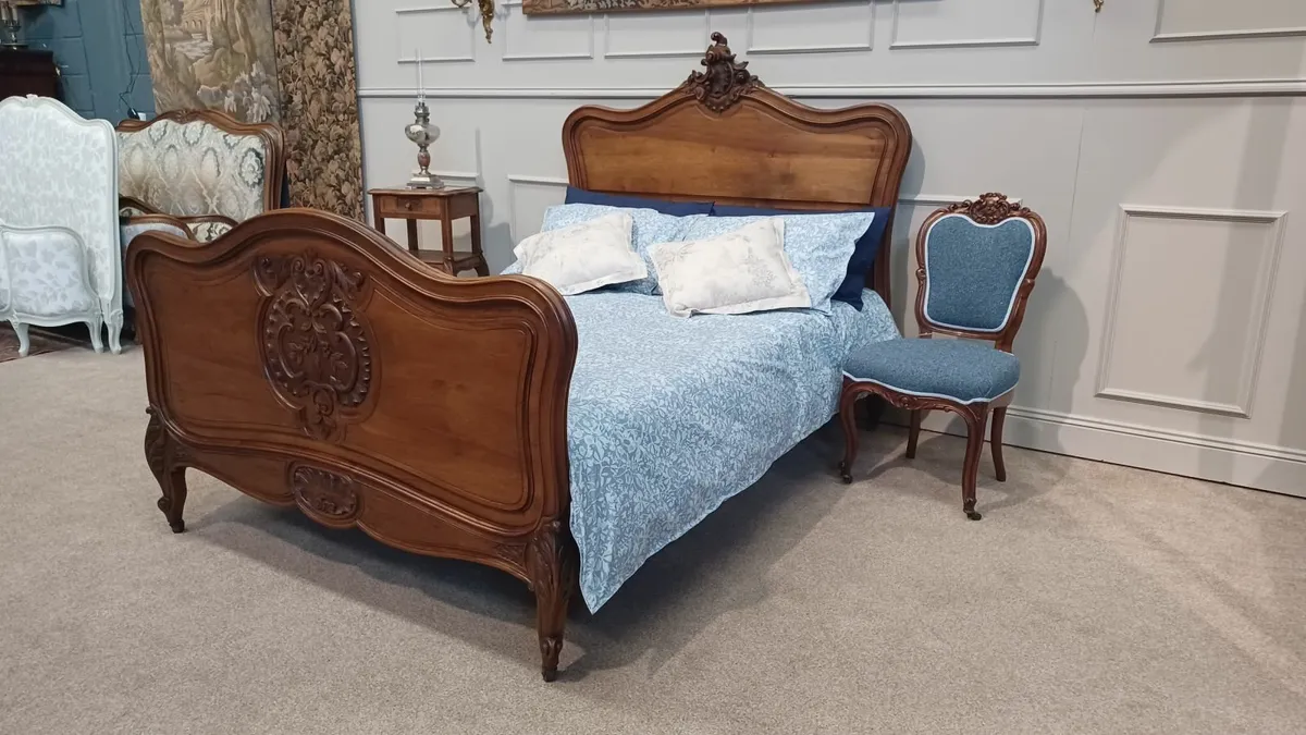 French antique bed Louis XV
