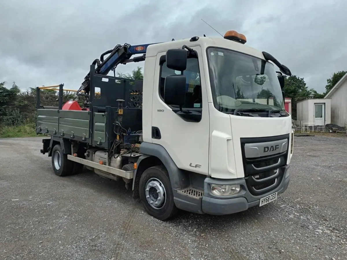 2018 12Ton Daf  45/180 Tipper Grab - Image 1
