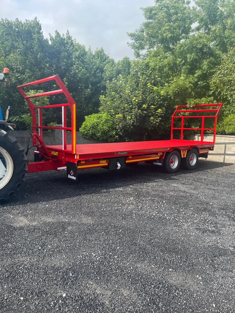 Broughan 24ft bale trailer