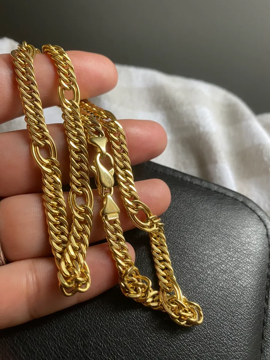 18k gold necklace 19.25g