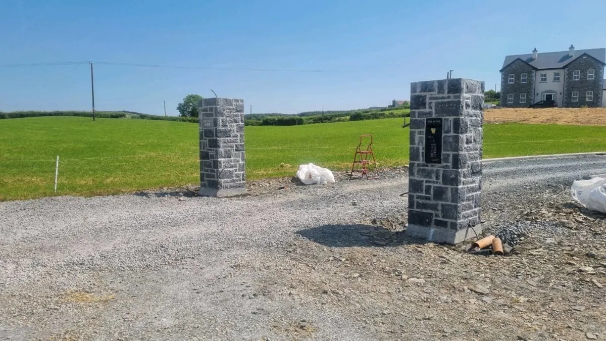 Natural Stone Entrance Pillars