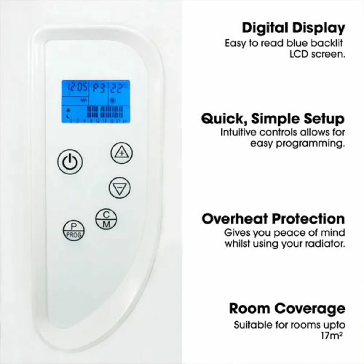 Futura 1500w Eco Low Energy Electric Radiator - Image 3