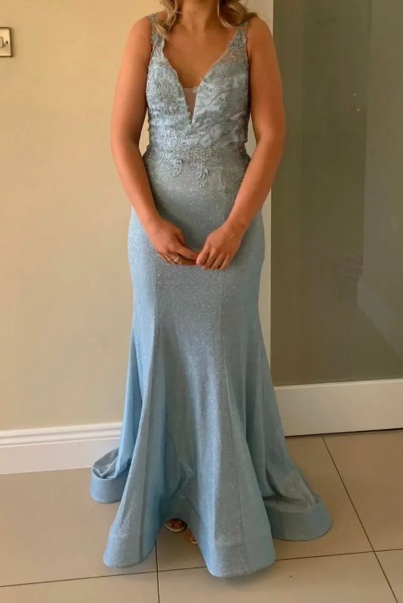 Baby Blue Debs Dress - Image 1