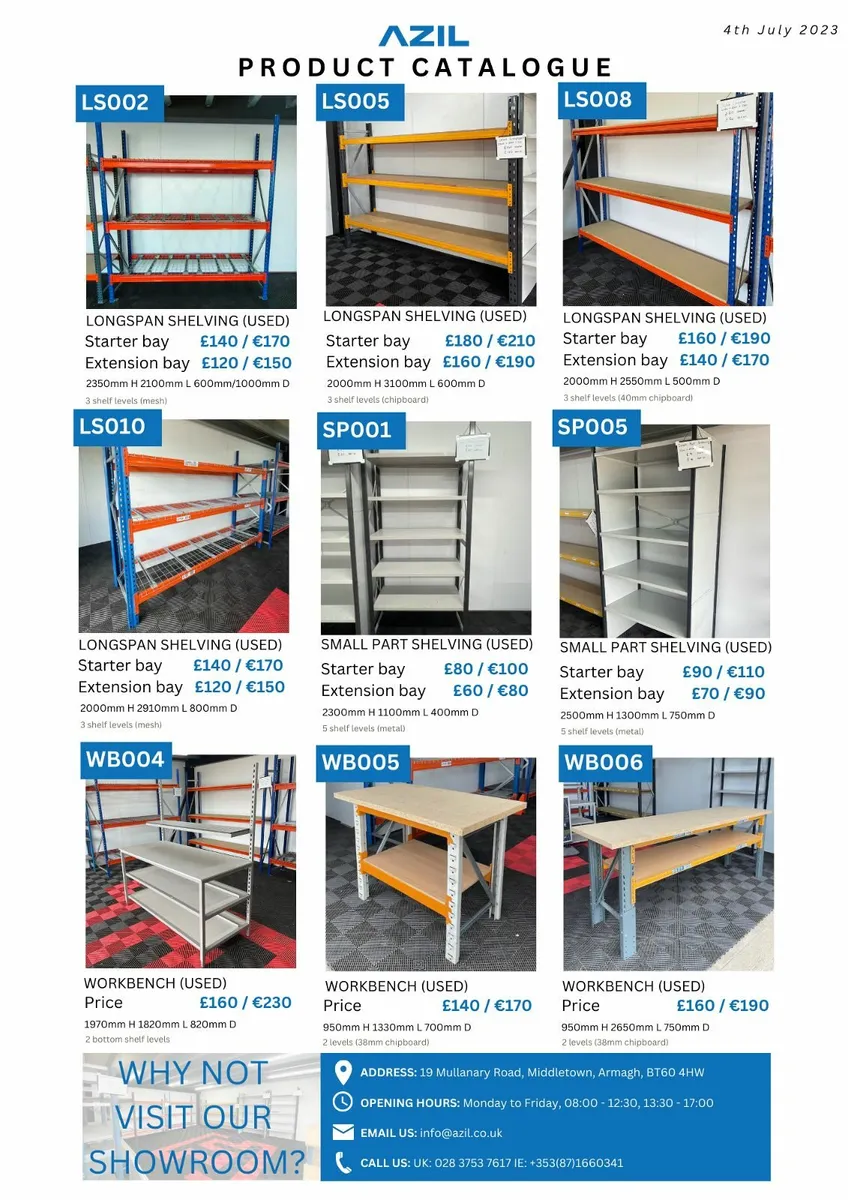 Shelving and workbench - Image 2