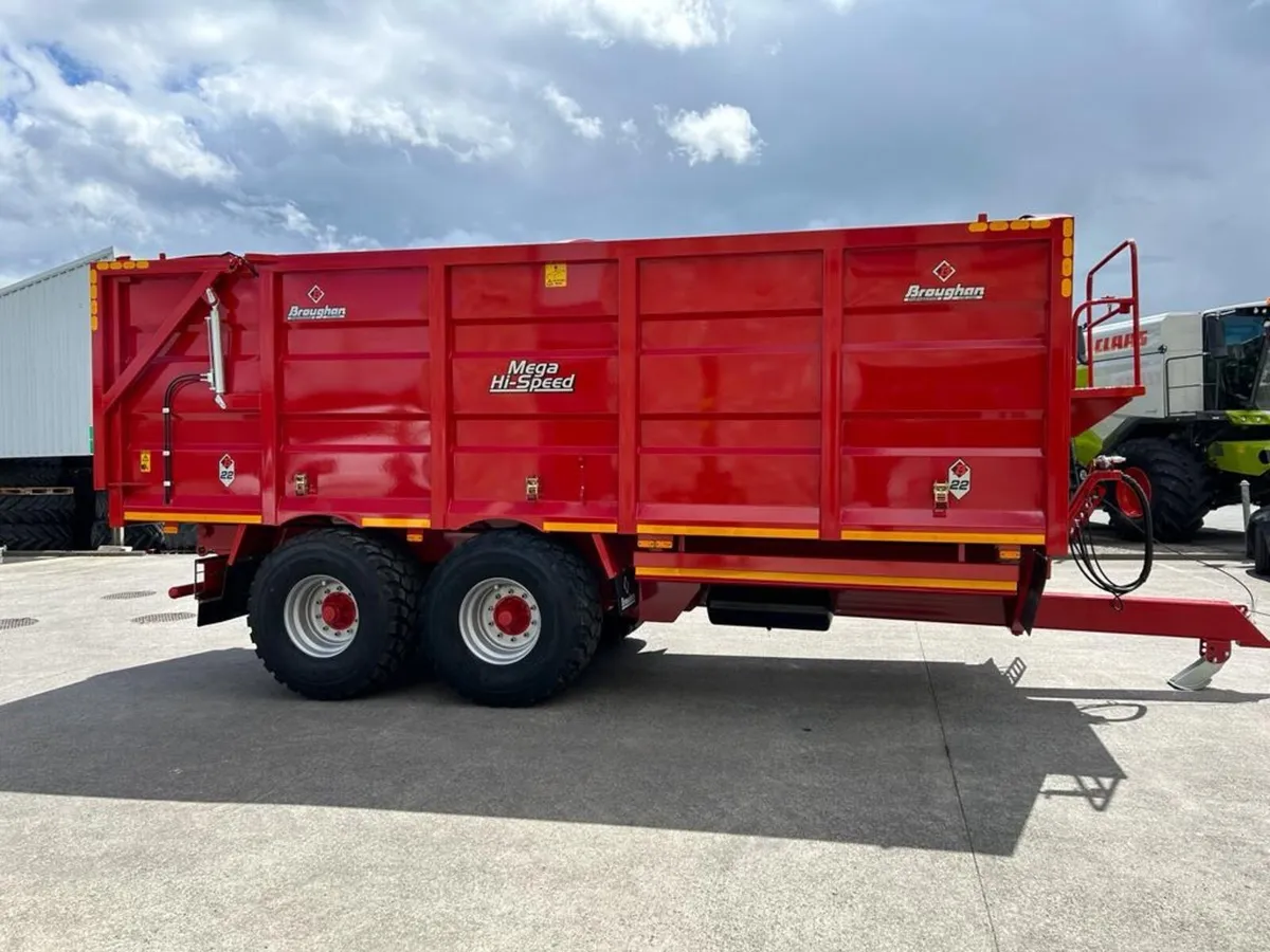 Broughan 22ft grain trailer in stock - Image 1