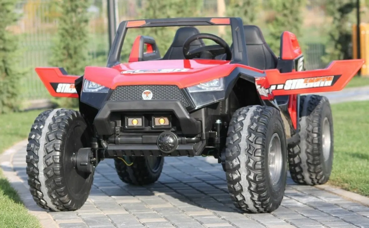 Clash XL 24V Electric Ride On Buggy Red - Image 1