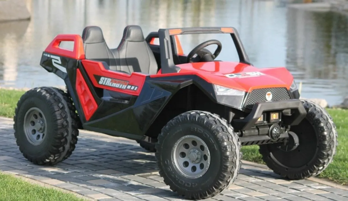 Clash XL 24V Electric Ride On Buggy Red - Image 3