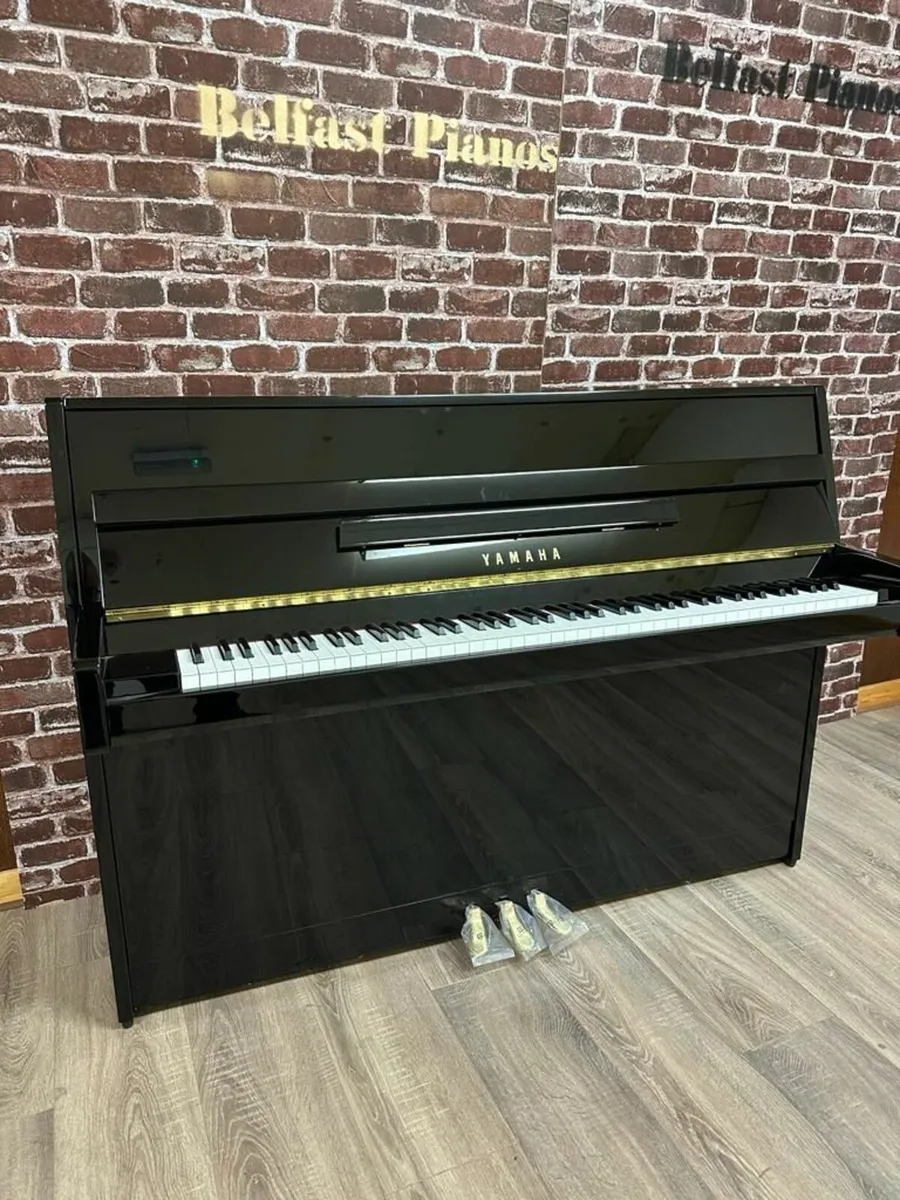 Brand New Yamaha BP1E Upright Piano Polished Ebony - Image 1