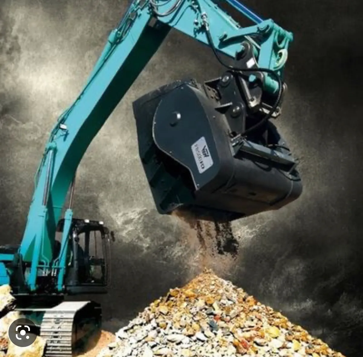 8 & 14 Excavator & Crusher Bucket Self Drive Hire - Image 3