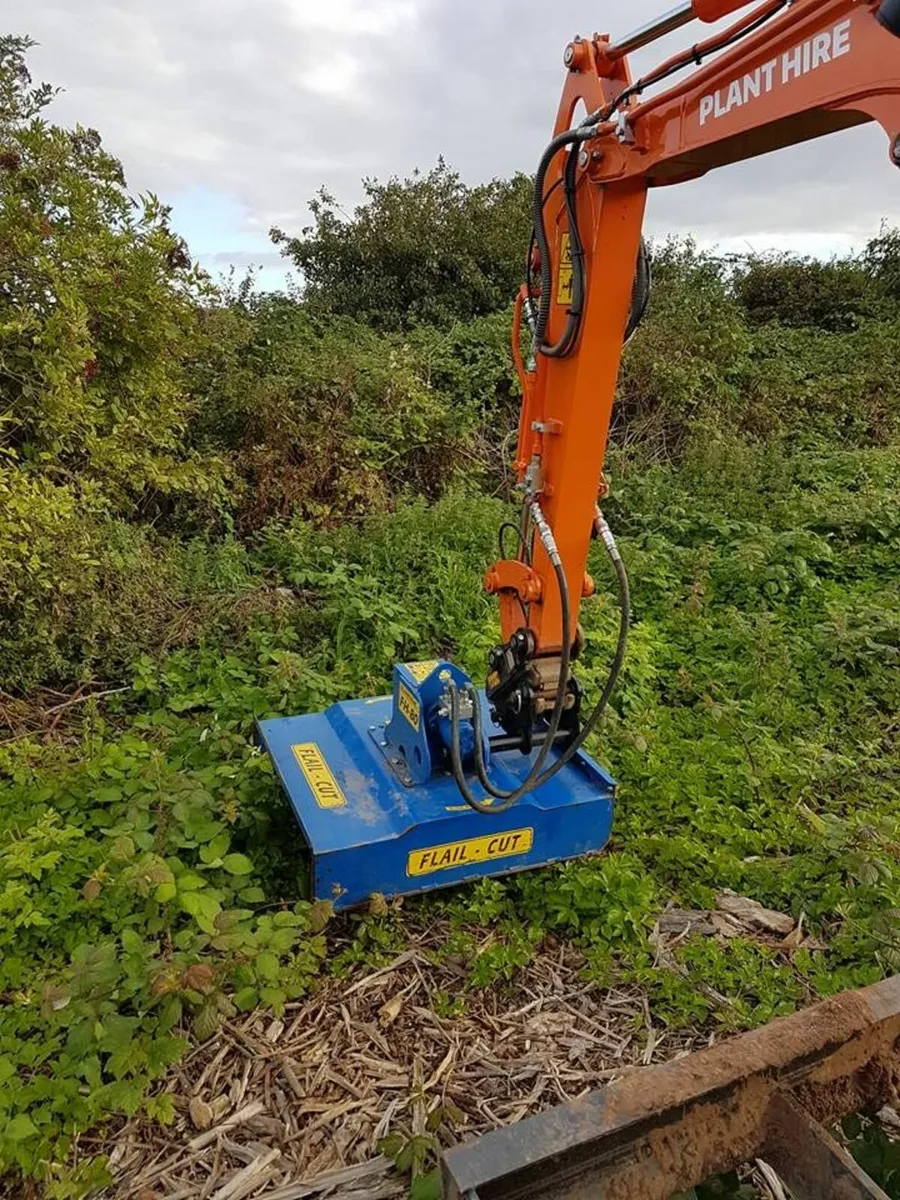 Slanetrac Flail Head attachment for diggers - Image 3