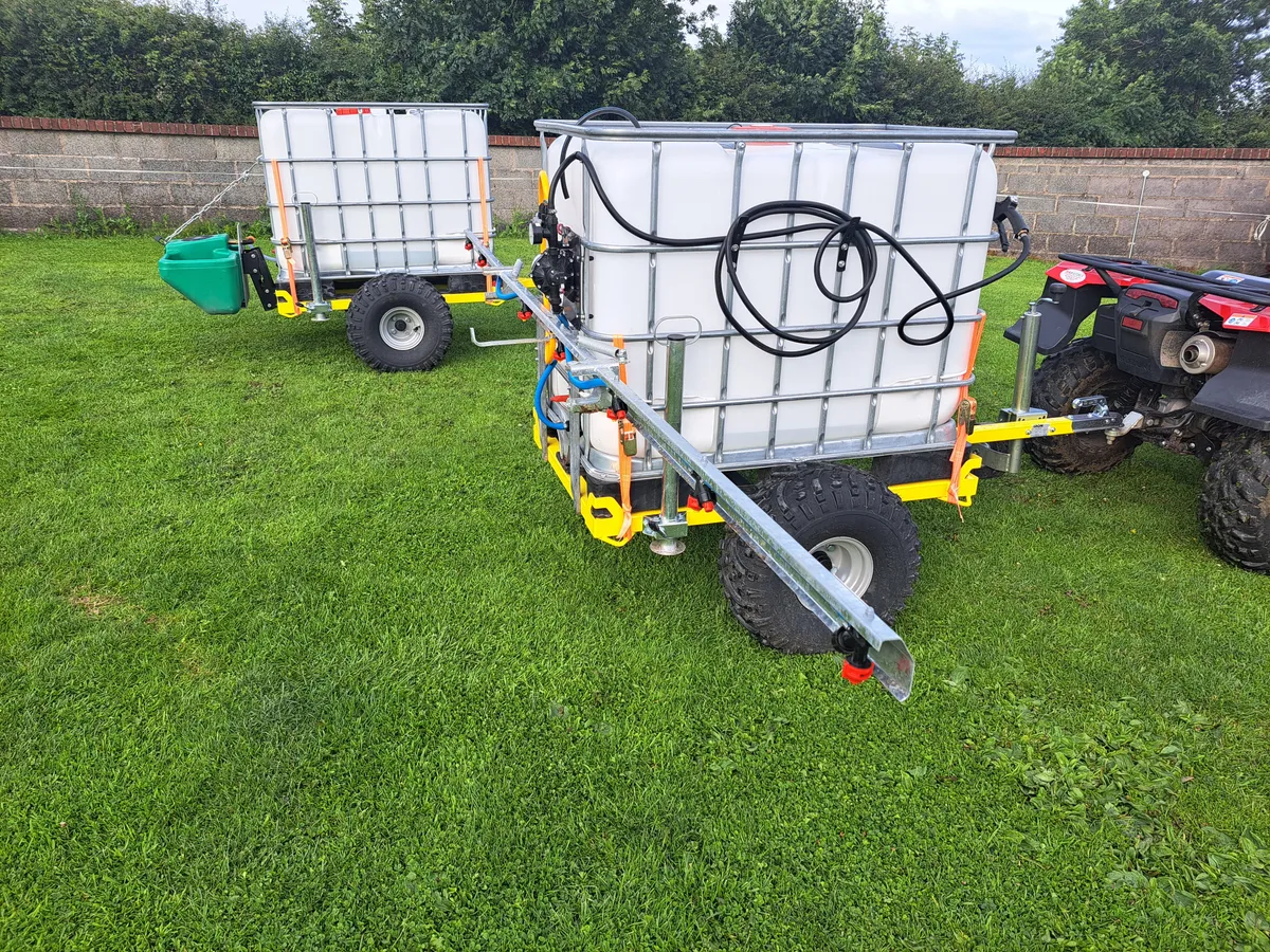 600l IBC SPRAYERS . DRIPPLE BAR TRAILER - Image 2