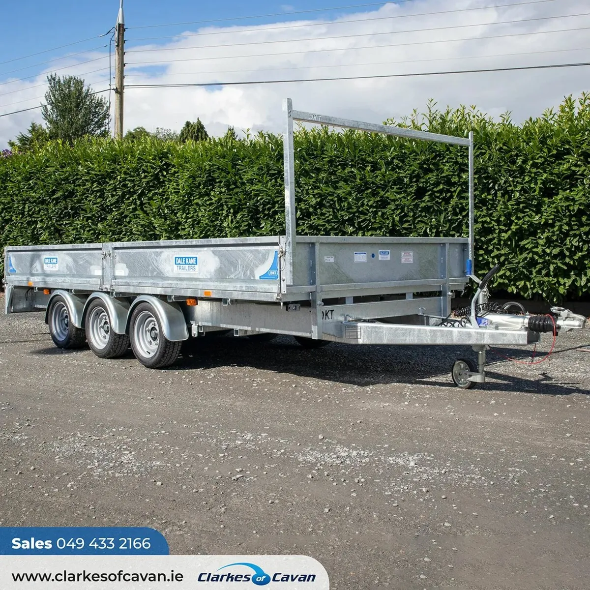 New Dale Kane 14ft x 6.6ft Tri Axle Trailer