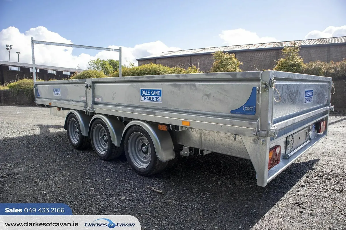 New Dale Kane 14ft x 6.6ft Tri Axle Trailer - Image 4