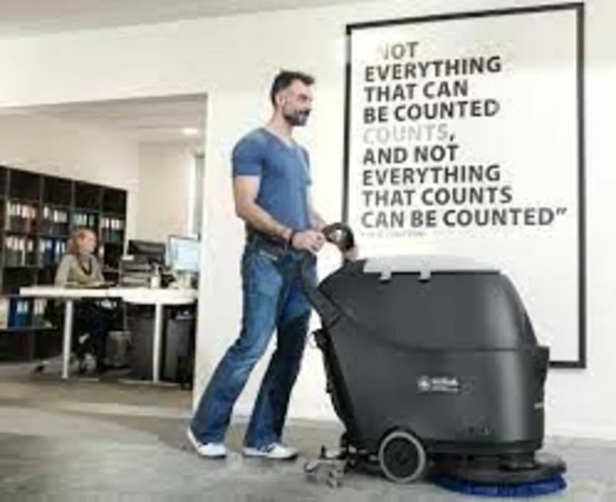 Nilfisk SC 430 scrubber dryer with warranty