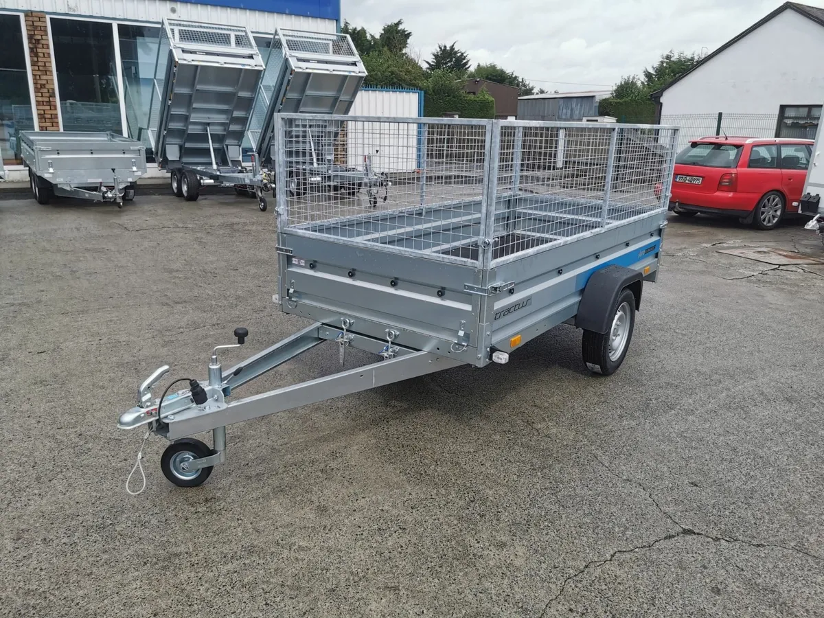 8x4 single axle trailer