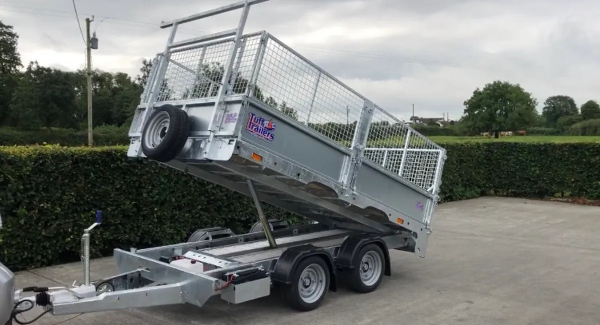 Tuffmac electric tipping trailer