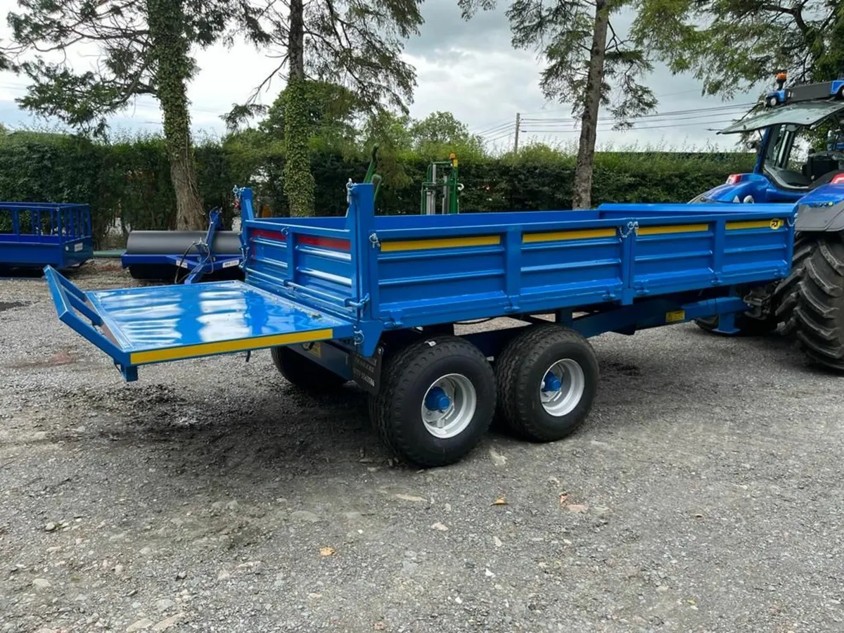 Donnelly 14ft Tip Trailer 🔵BALE EXTENSIONS🔵 - Image 2