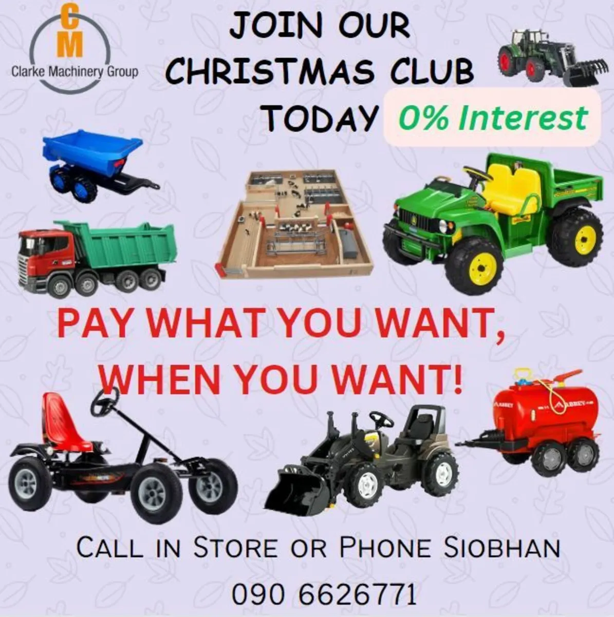 Clarke Machinery Roscommon Christmas Club