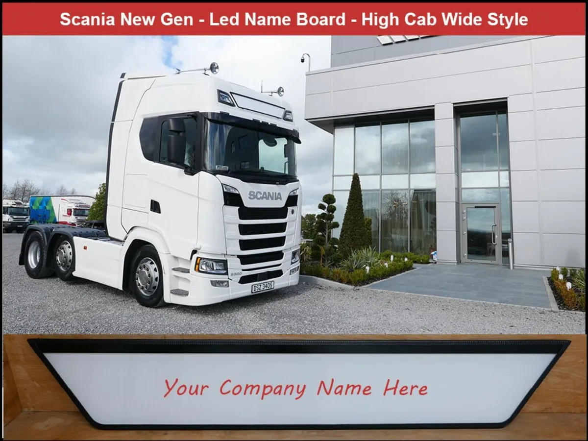 Scania - New Gen Name Board