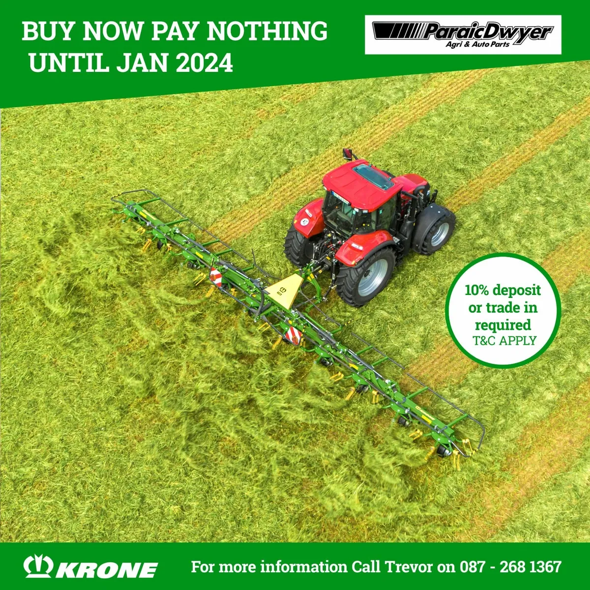New Krone Vendro Tedders Special Offer - Image 1