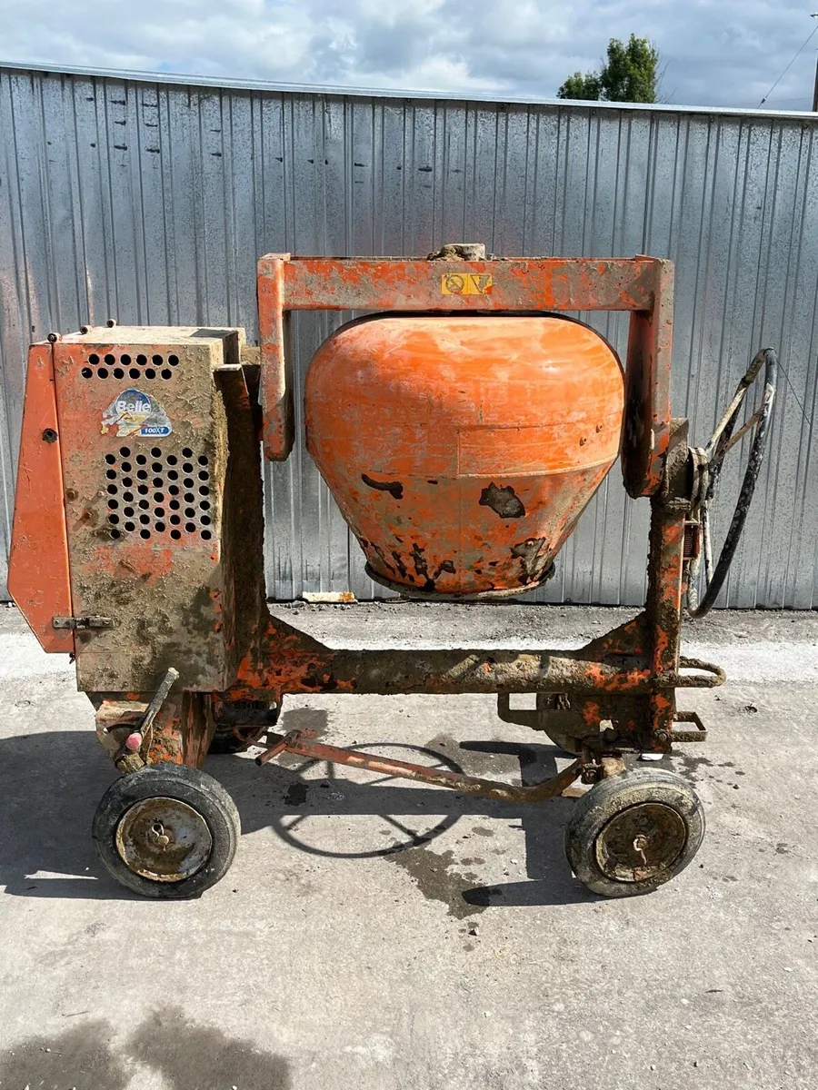 Choice of 3 Belle Key Start Diesel Mixers - Image 4