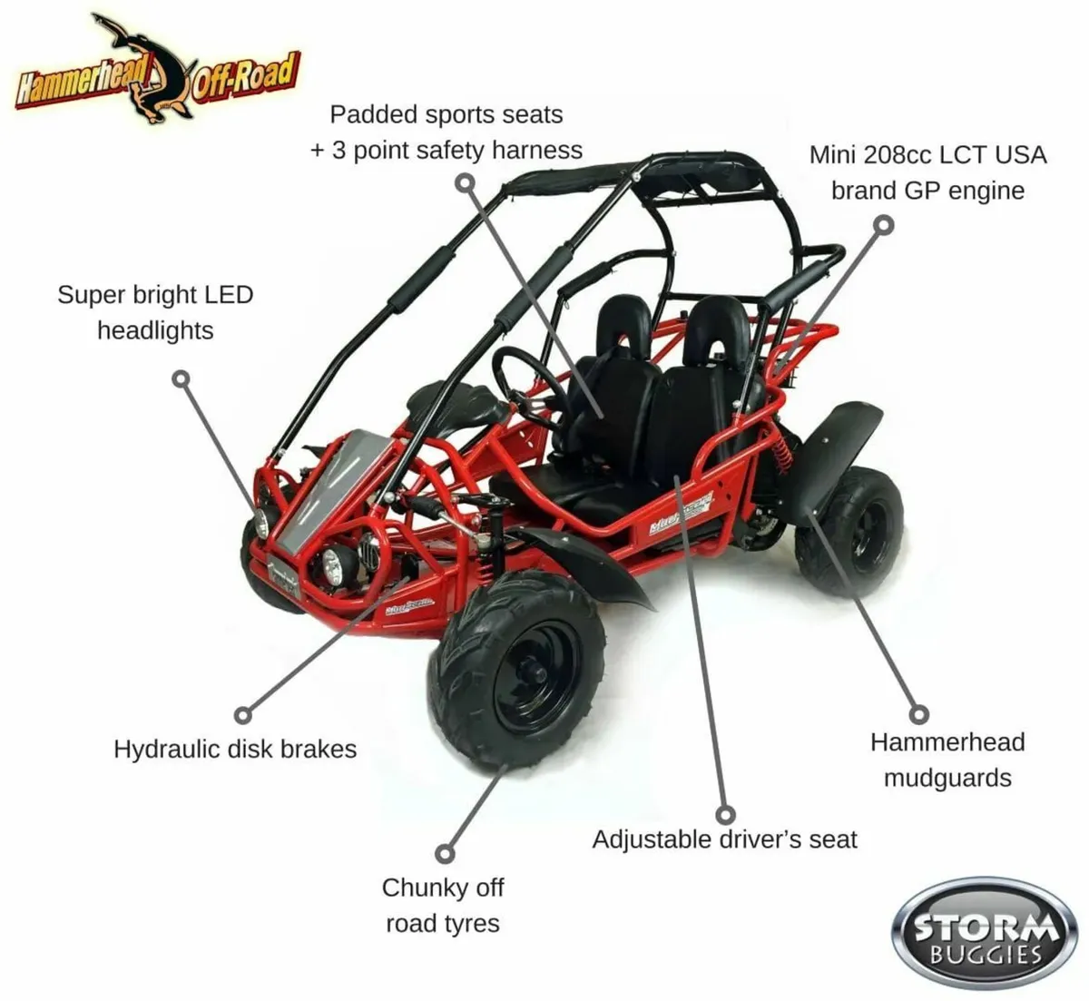 HAMMERHEAD MudHead KIDS BUGGY (Delivery-choice) - Image 4