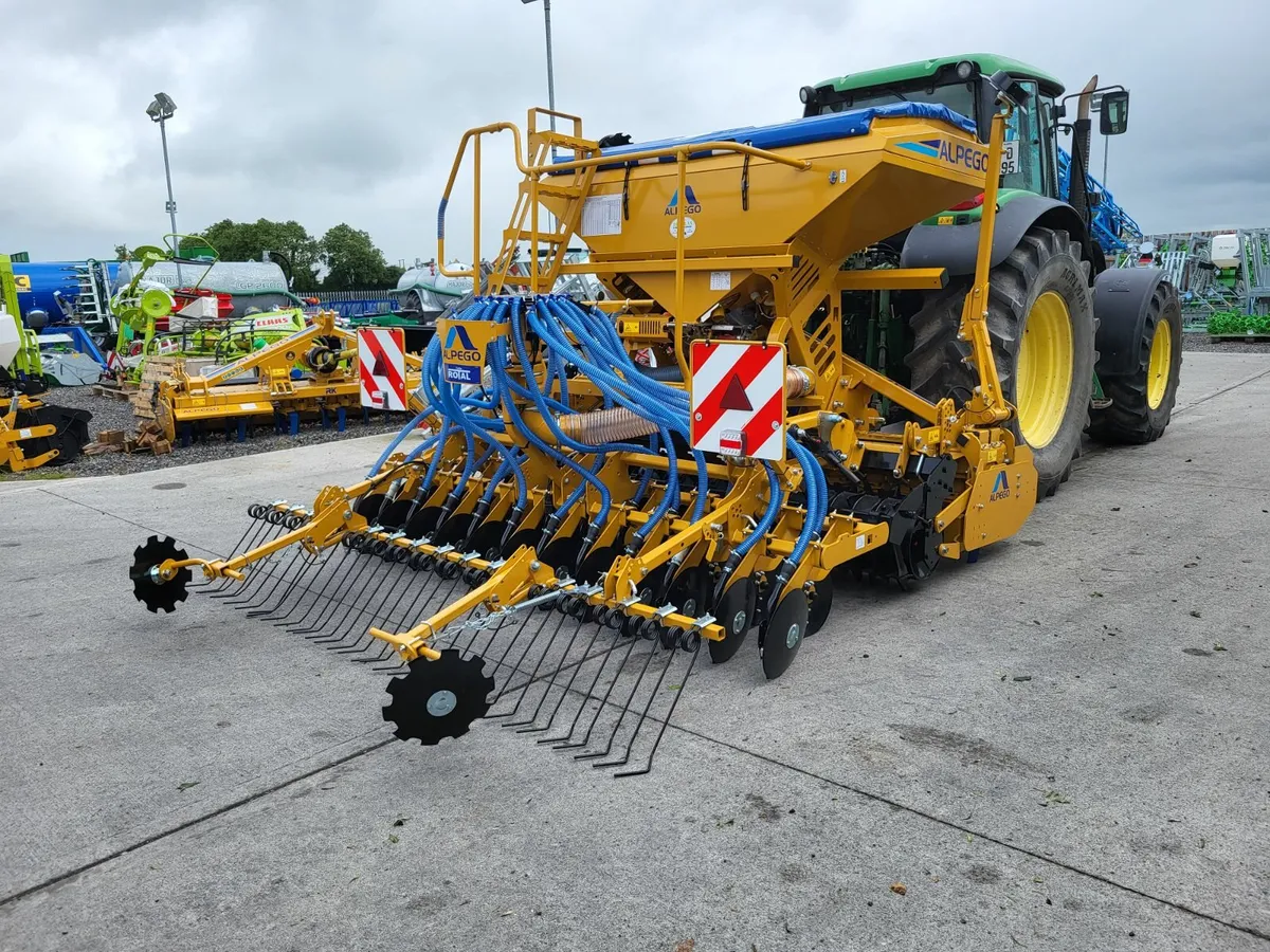 SPRING SALE ALPEGO 3m JET X Seed Drill ISOBUS - Image 1