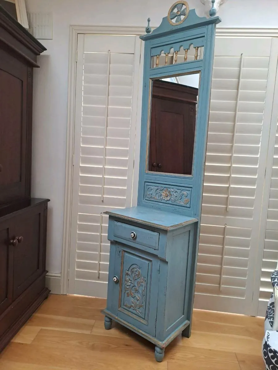 Blue Mahogany Cabinet - Image 1