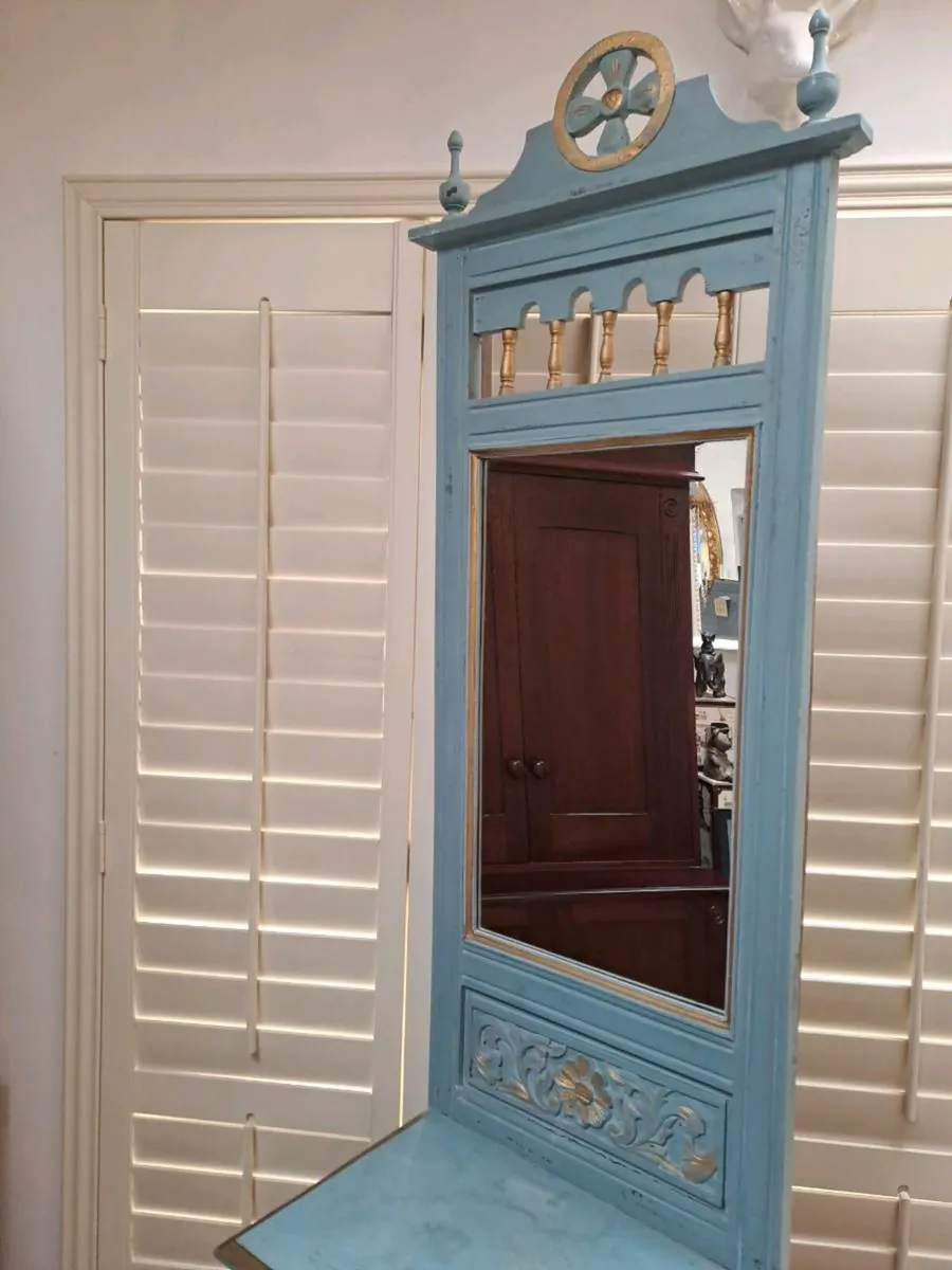 Blue Mahogany Cabinet - Image 3