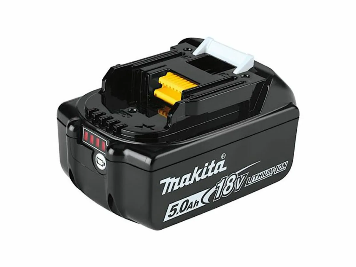 NOW €90v Makita 18V 5.0Ah Battery..Free Delivery - Image 1