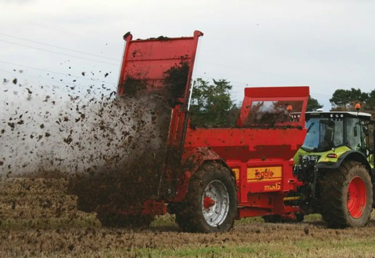 Teagle Titan Range Rear discharge muck Spreaders - Image 1