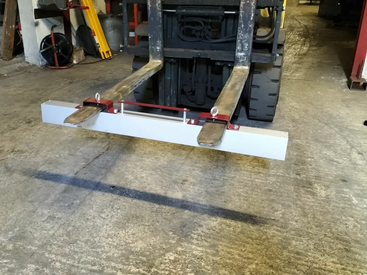 Forklift Magnetic Sweeper Attachment