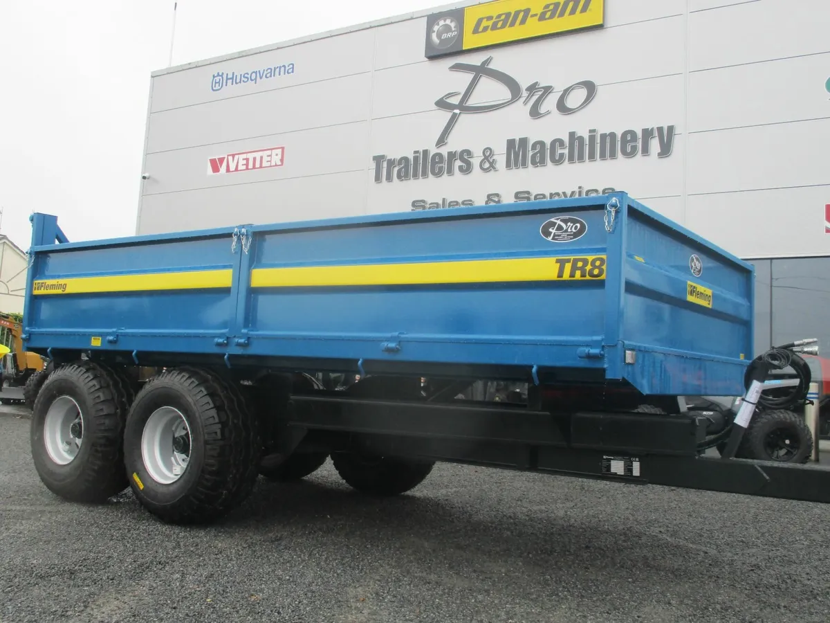 Fleming tractor tipper trailer - Image 1