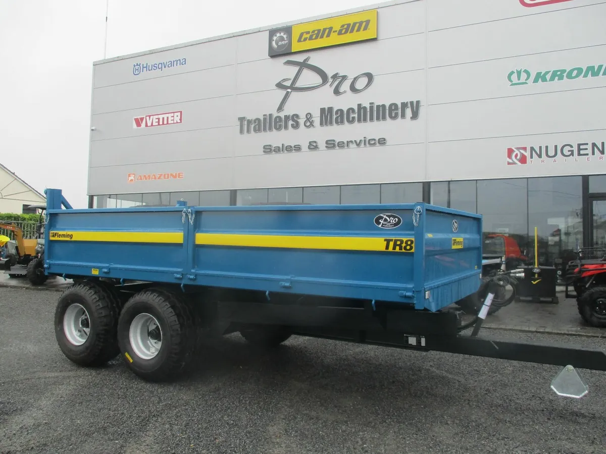 Fleming tractor tipper trailer - Image 2