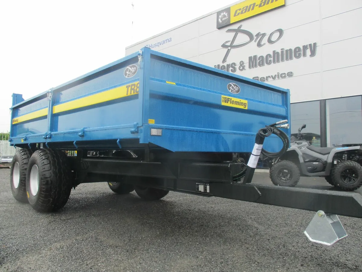 Fleming tractor tipper trailer - Image 3