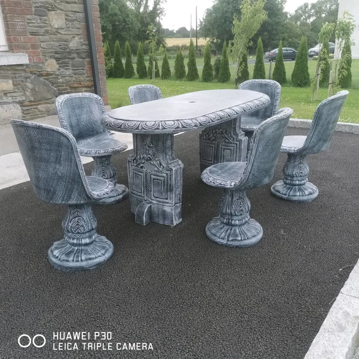 Solid  Concrete Garden Furniture - Image 2