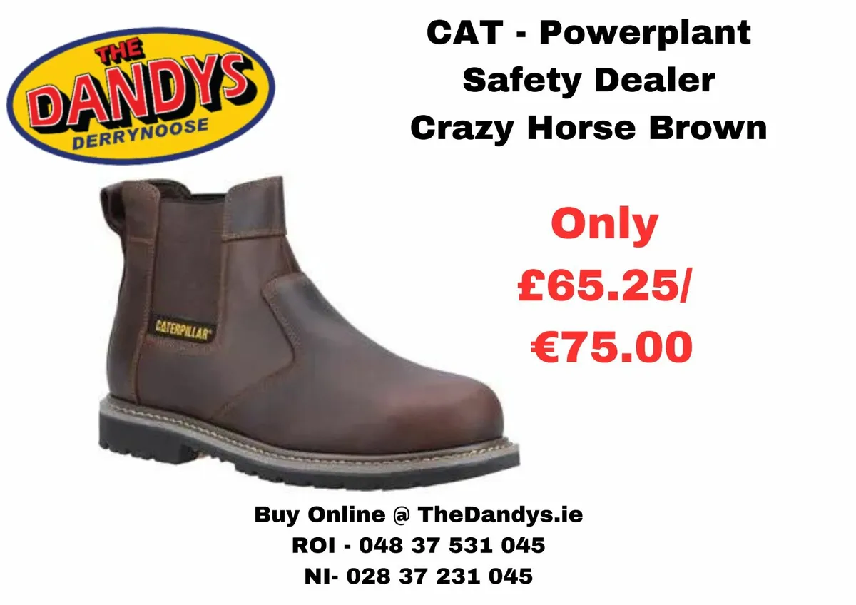 ***Lowest Cost CATERPILLAR Boots in Ireland*** - Image 1