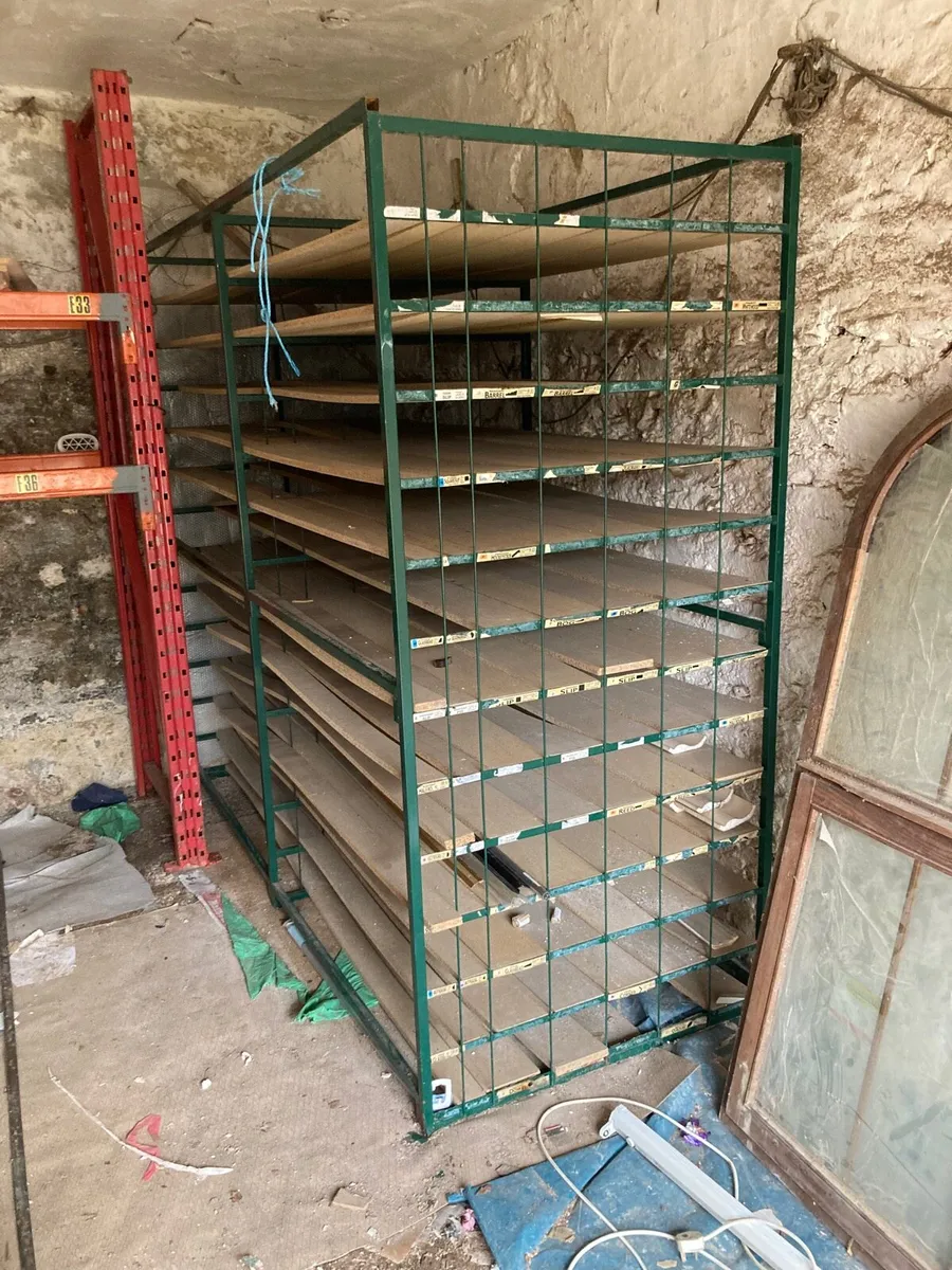 Industrial shelf rack